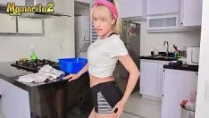 Play Karla a sexy housekeeper accepts cock for money