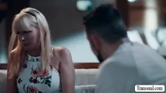Play T-Girl Stepmom Can't Resist Stepson's Big Dick